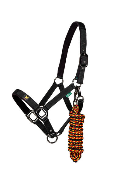 Horseware Ireland Newmarket Headcollar & Leadrope Witney Gold