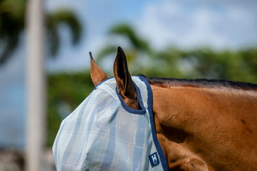 Horseware Ireland Newmarket Fly Mask (No Ears)- Witney Navy