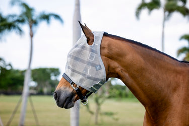 Horseware Ireland Newmarket Fly Mask (No Ears)- Witney Charcoal