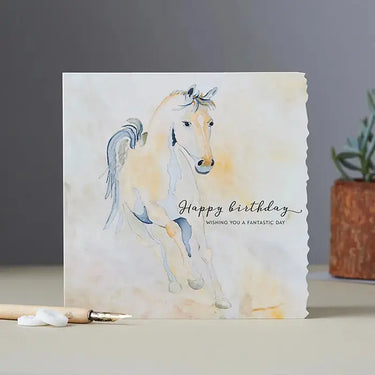 Deckled Edge Fanciful Dolomite Card| Online For Equine