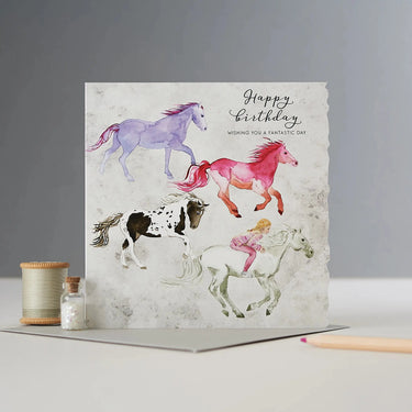 Deckled Edge Fanciful Dolomite Card| Online For Equine