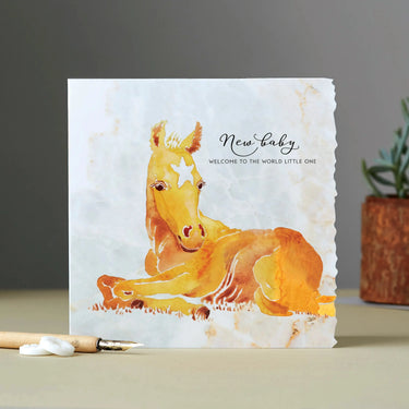 Deckled Edge Fanciful Dolomite Card| Online For Equine