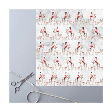 Buy Deckled Edge Horse Design Gift Wrap| Online for Equine