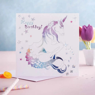 Deckled Edge Prancing Myth Card| Online For Equine