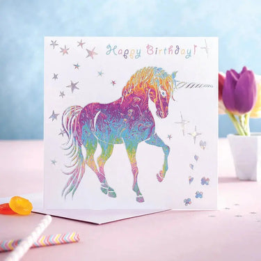 Deckled Edge Prancing Myth Card| Online For Equine