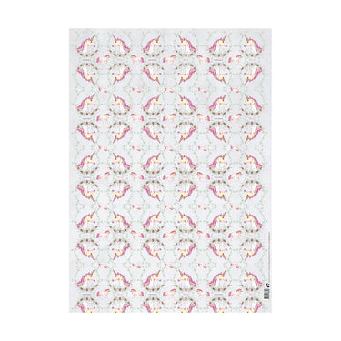 Buy Deckled Edge "Christmas Unicorns" Xmas Design Gift Wrap| Online for Equine