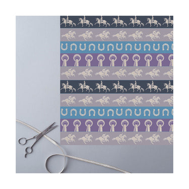 Buy Deckled Edge Horse Design Gift Wrap | Online for Equine