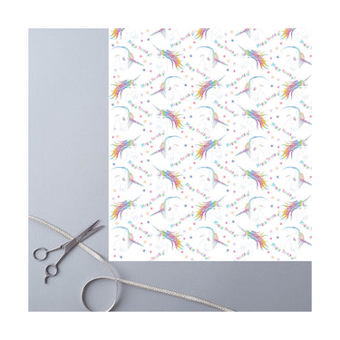 Buy Deckled Edge Horse Design Gift Wrap | Online for Equine