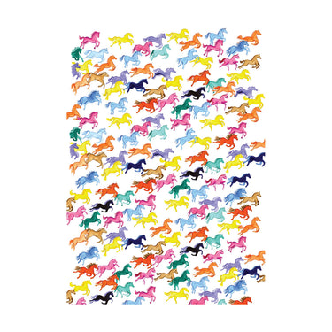 Buy Deckled Edge Horse Design Gift Wrap| Online for Equine
