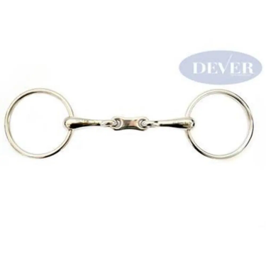 Buy Dever Curved Mouth Loose Ring French Link Snaffle Bit-4.5" / 114mm| Online for Equine