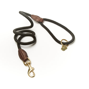 Digby & Fox Black Fine Rope Lead