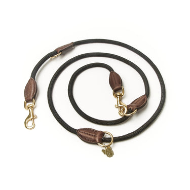 Digby & Fox Black Fine Rope Training Lead