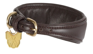 Digby & Fox Brown Padded Greyhound Collar| Online For Equine