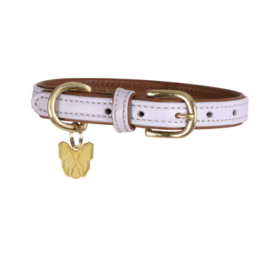 Digby & Fox Lilac Padded Leather Dog Collar| Online For Equine