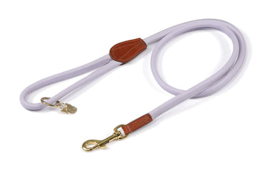 Digby & Fox Lilac Rolled Leather Dog Lead| Online For Equine