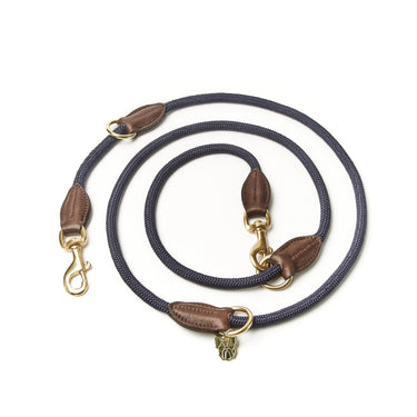 Digby & Fox Navy Fine Rope Training Lead