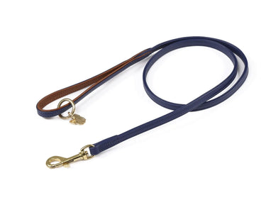 Digby & Fox Navy Padded Leather Dog Lead| Online For Equine
