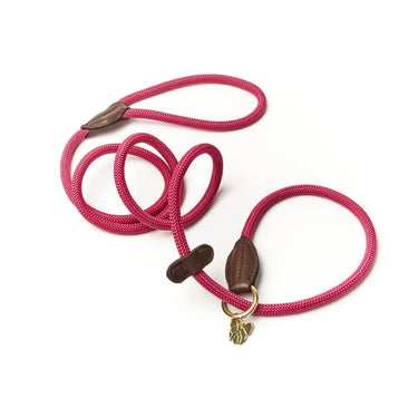 Digby & Fox Pink Fine Rope Slip Lead