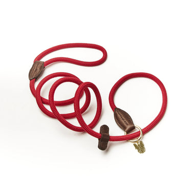 Digby & Fox Red Fine Rope Slip Lead