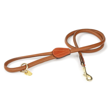 Digby & Fox Tan Rolled Leather Dog Lead| Online For Equine