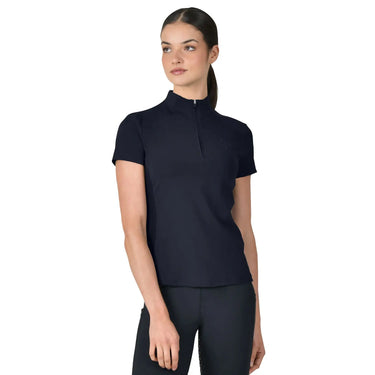 Dublin 1/4 Zip Breathable Short Sleeve Top Navy| Online For Equine