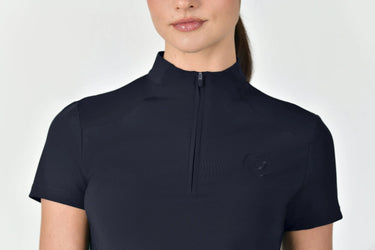Dublin 1/4 Zip Breathable Short Sleeve Top Navy| Online For Equine