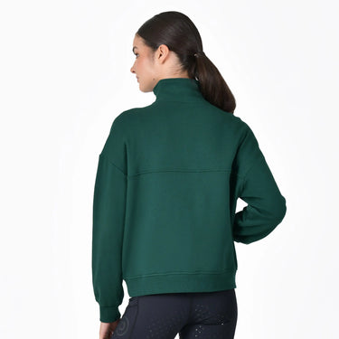 Dublin 1/4 Zip Fleece Pullover Dark Emerald Green| Online For Equine