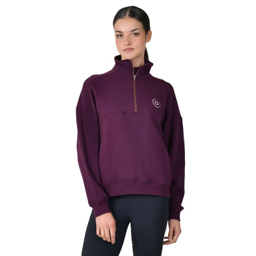 Dublin 1/4 Zip Fleece Pullover Purple Violet| Online For Equine