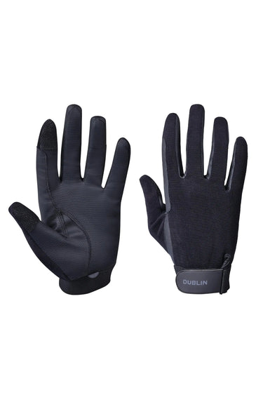 Dublin Adults Black All Seasons Riding Gloves II| Online For Equine
