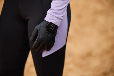 Dublin Adults Black Everyday Bling Riding Gloves| Online For Equine