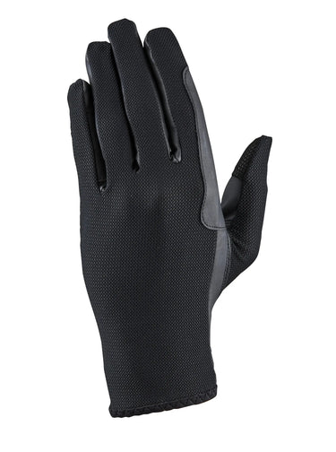Dublin Adults Black Pull On Cool Mesh Riding Gloves| Online For Equine