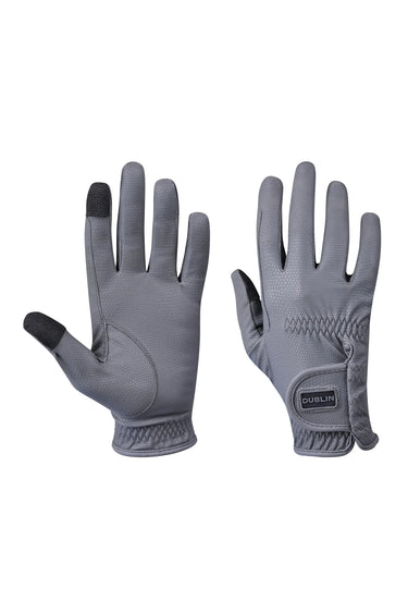 Dublin Adults Grey Everyday Riding Gloves| Online For Equine