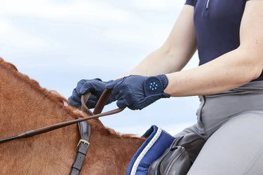 Dublin Adults Navy Everyday Bling Riding Gloves| Online For Equine