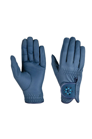 Dublin Adults Navy Everyday Bling Riding Gloves| Online For Equine