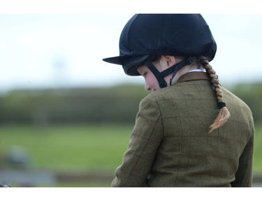 Dublin Albany Tweed Suede Collar Childrens Tailored Jacket| Online For Equine