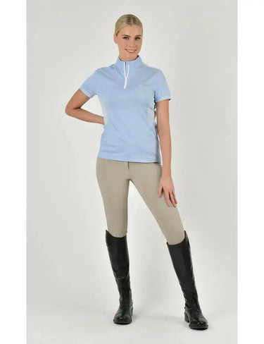 Buy the Dublin Beige Shelby Full Seat Breeches | Online for Equine