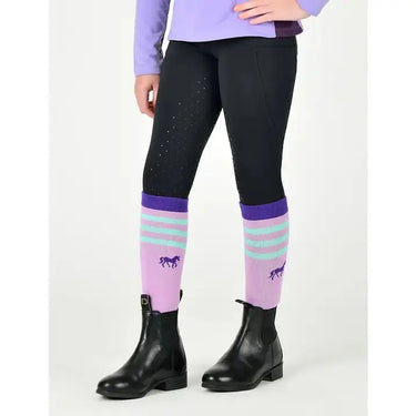 Buy Dublin Black Children's Thermal Black Riding Tights| Online for Equine