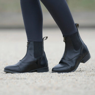 Dublin Black Childrens Foundation Zip Paddock Boots II| Online For Equine