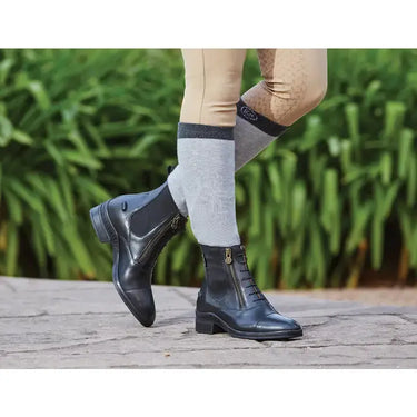 Buy Dublin Black Paramount Side Zip Paddock Boots| Online for Equine