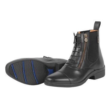 Buy Dublin Black Paramount Side Zip Paddock Boots| Online for Equine