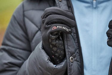 Buy Dublin Black Polartec Fleece Riding Gloves| Online for Equine