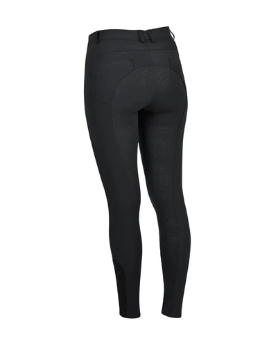 Buy the Dublin Black Shelby Full Seat Breeches | Online for Equine