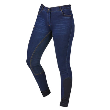 Buy Dublin Blue Shona Full Suede Seat Denim Breeches| Online for Equine