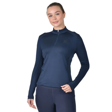 Dublin Breathable Long Sleeve Riding Top Navy| Online For Equine