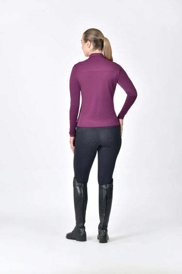 Dublin Breathable Long Sleeve Riding Top Purple Violet| Online For Equine
