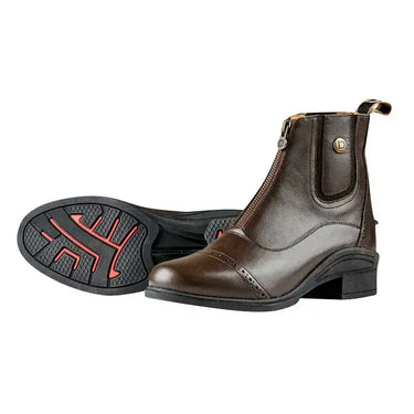 Buy Dublin Brown Rapture Zip Paddock Boots| Online for Equine