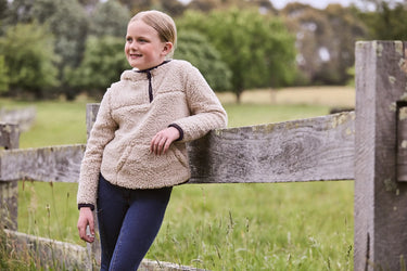 Buy Dublin Cream Kids Talia Teddy Pullover| Online for Equine