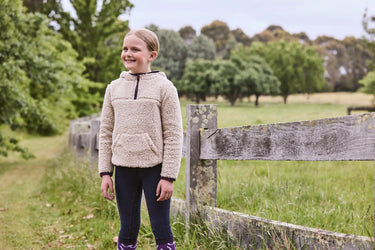 Buy Dublin Cream Kids Talia Teddy Pullover| Online for Equine