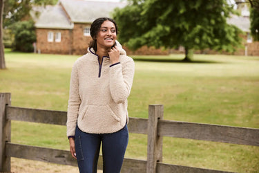 Buy Dublin Cream Talia Teddy Pullover| Online for Equine