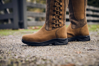 Dublin Dark Brown Pinnacle III Laced Country Boots| Online For Equine